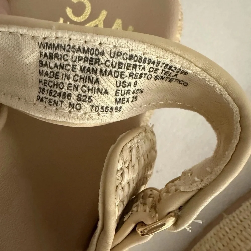 Madden NYC Beige Braided Espadrille Platform Sandal - Picture 8 of 11